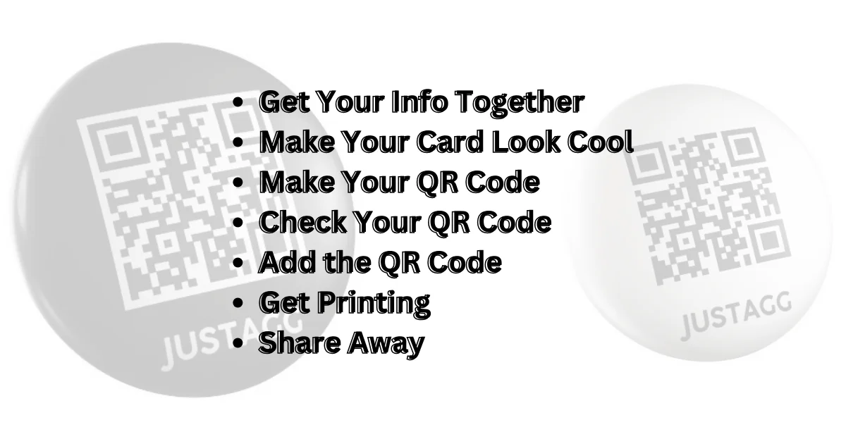 Steps on How to Make a QR Code Business Card