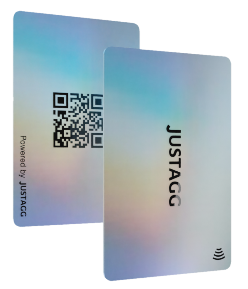 Justagg Digital Aurora Business Card Justagg Digital Business Card